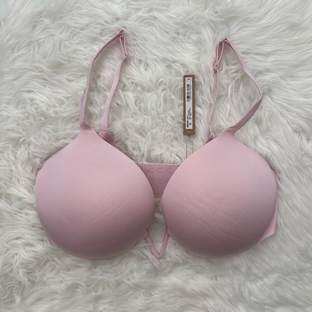 Skims Ultimate Deep V Plunge Pushup Bra Cherry Blossom Size 38DDD